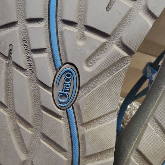 CHACO - ZX1 Womens Blue Gray Sandals Size 10 - Picture 8 of 8